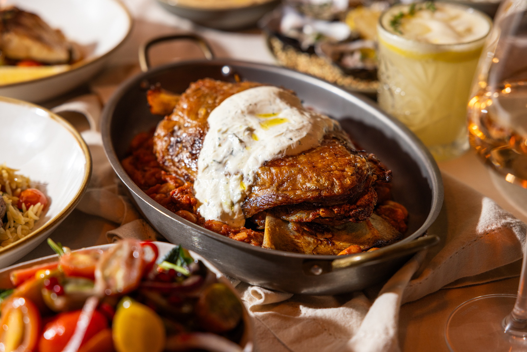 Experience relaxed riverside dining at Azure Mediterranean in South Bank, Brisbane. Enjoy seafood, shared plates, and sunset drinks.