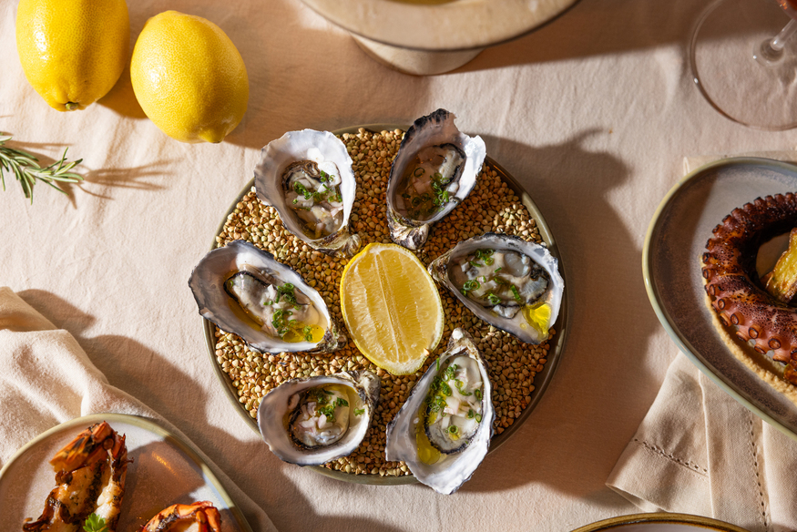 Experience relaxed riverside dining at Azure Mediterranean in South Bank, Brisbane. Enjoy seafood, shared plates, and sunset drinks.