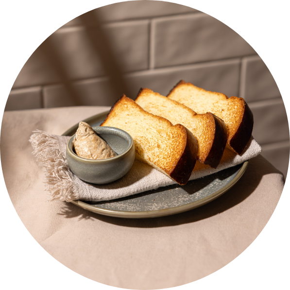 warm brioche circle